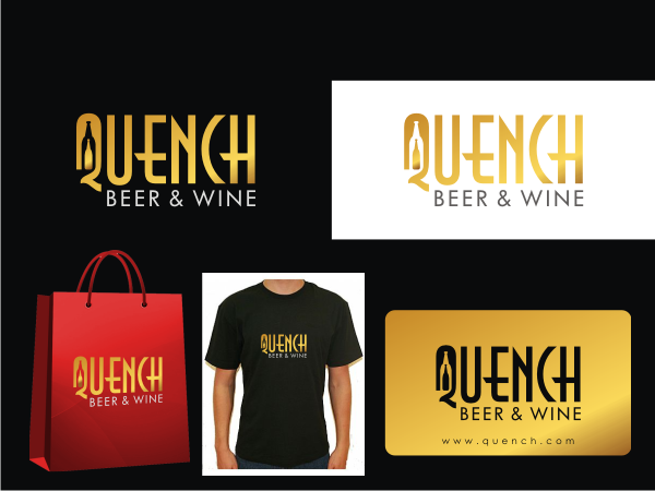 Diseño de Logo por Ramaling Belkote para Quench! Beer & Wine | Diseño #987799