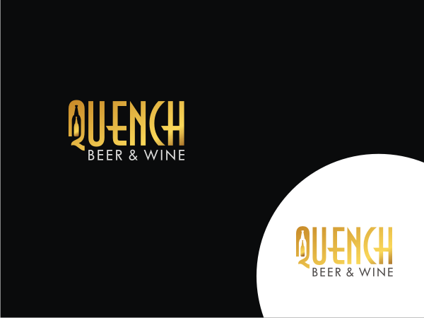 Logo Design by Ramaling Belkote for Quench! Beer & Wine | Design #987803