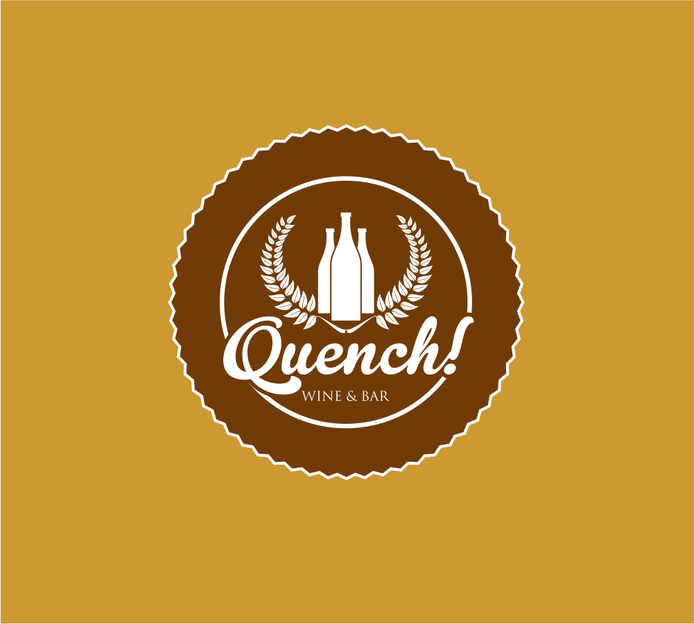 Logo Design by Atemolesky for Quench! Beer & Wine | Design #992865