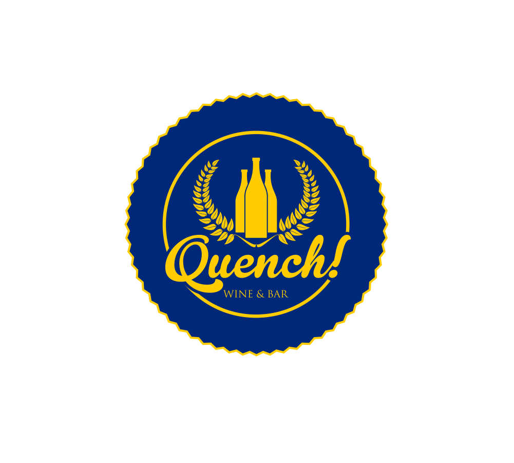 Logo Design by Atemolesky for Quench! Beer & Wine | Design #992882
