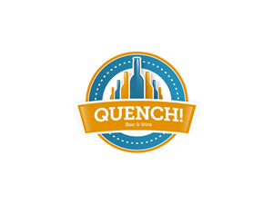 Logo Design by lukedavies for Quench! Beer & Wine | Design: #973790