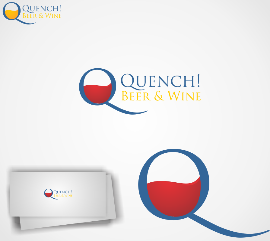 Logo Design by Naavyd for Quench! Beer & Wine | Design #975426