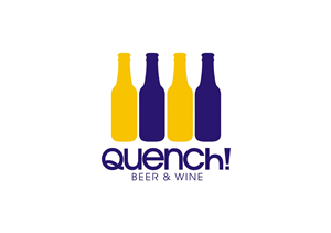 Logo Design by mamik for Quench! Beer & Wine | Design: #978349