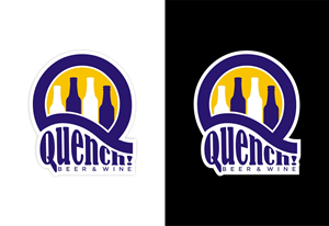 Logo Design by mamik for Quench! Beer & Wine | Design: #978351