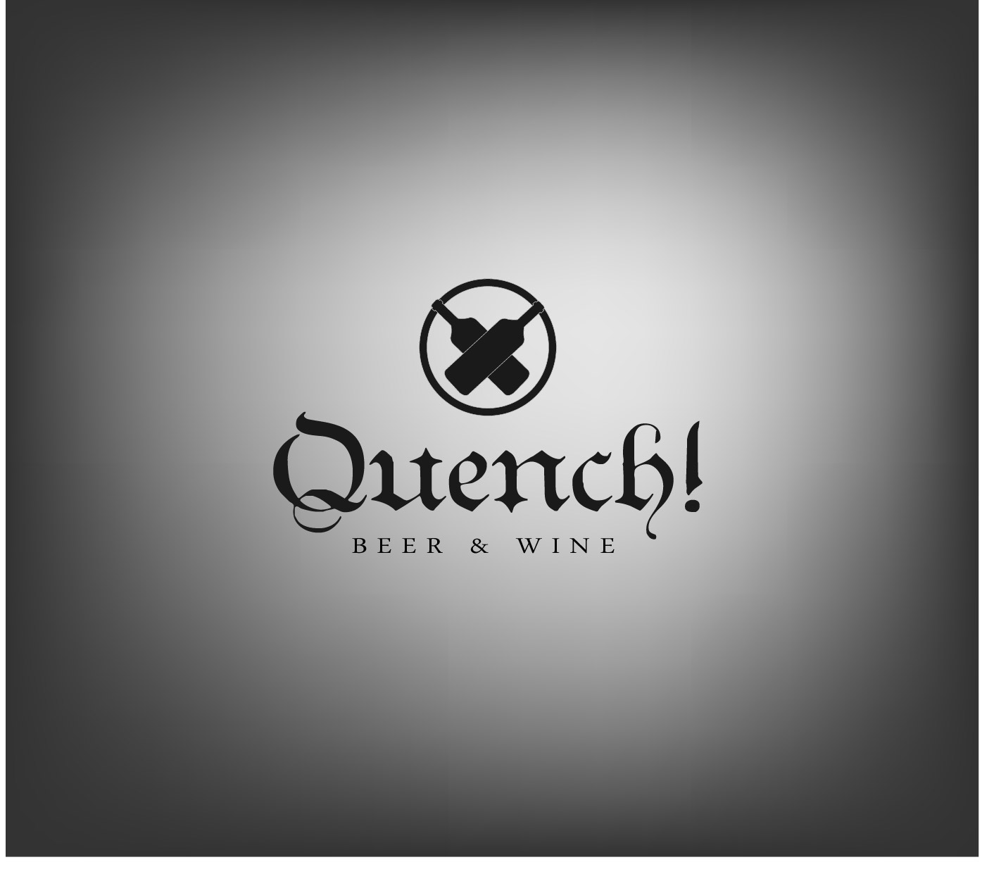 Diseño de Logo por n574 para Quench! Beer & Wine | Diseño #1017405