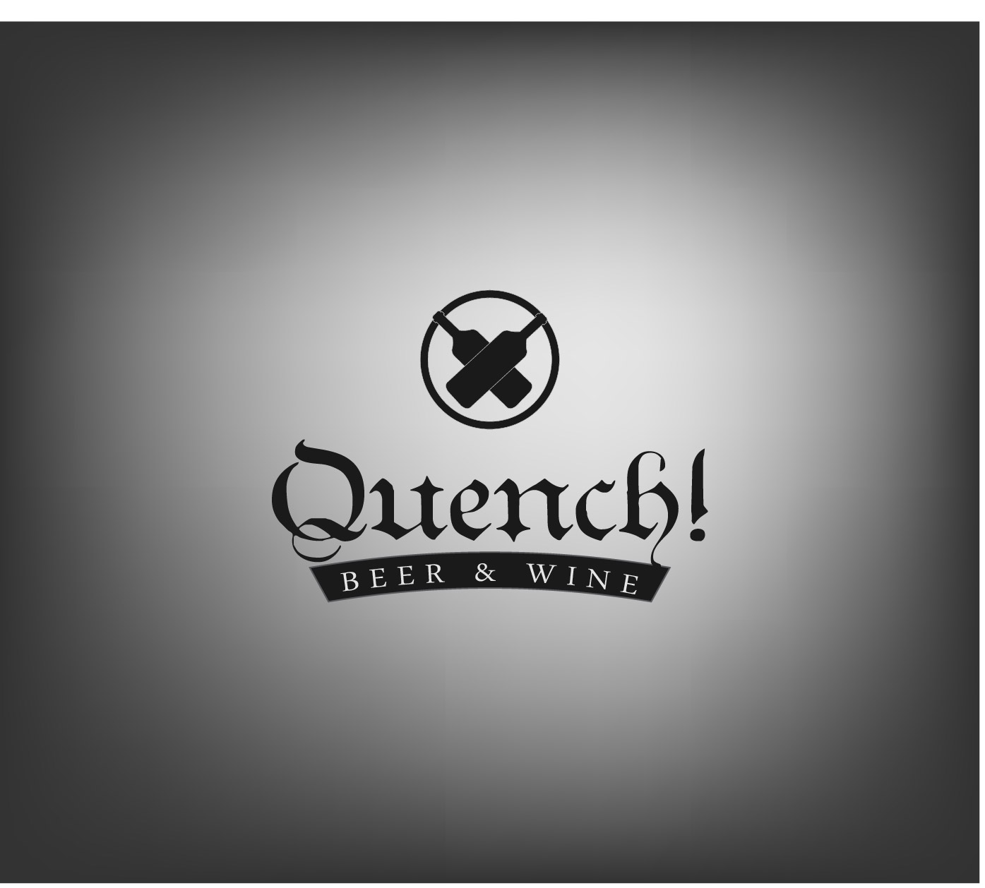 Logo Design by n574 for Quench! Beer & Wine | Design #1017412