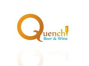 Logo Design by Outright Group for Quench! Beer & Wine | Design: #986944