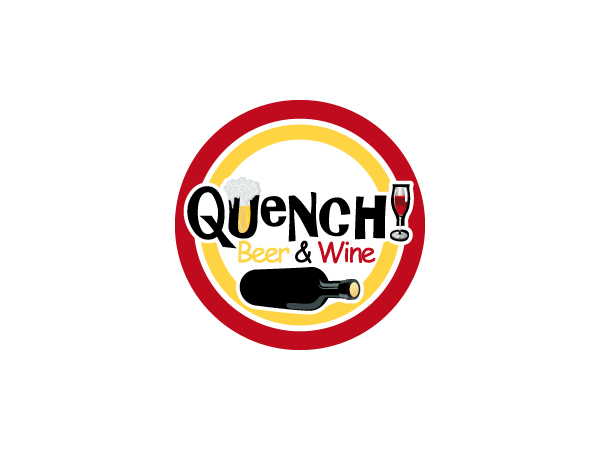 Logo Design by MIM design for Quench! Beer & Wine | Design: #1033454