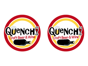 Diseño de Logo por MIM design para Quench! Beer & Wine | Diseño: #1037778