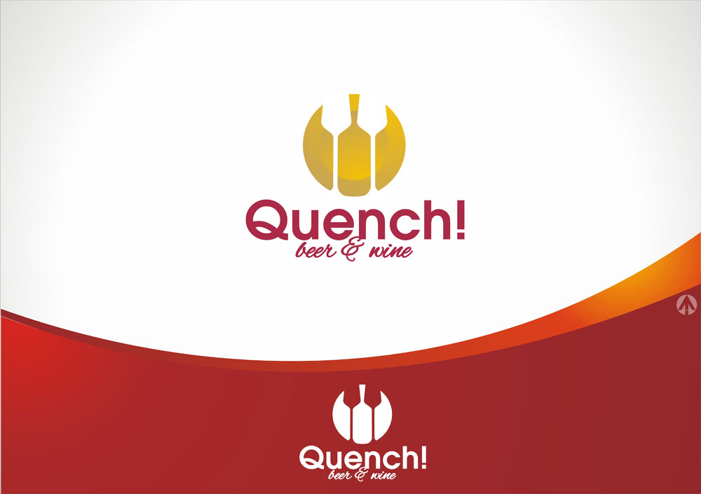 Logo Design by MBARO for Quench! Beer & Wine | Design #1036291