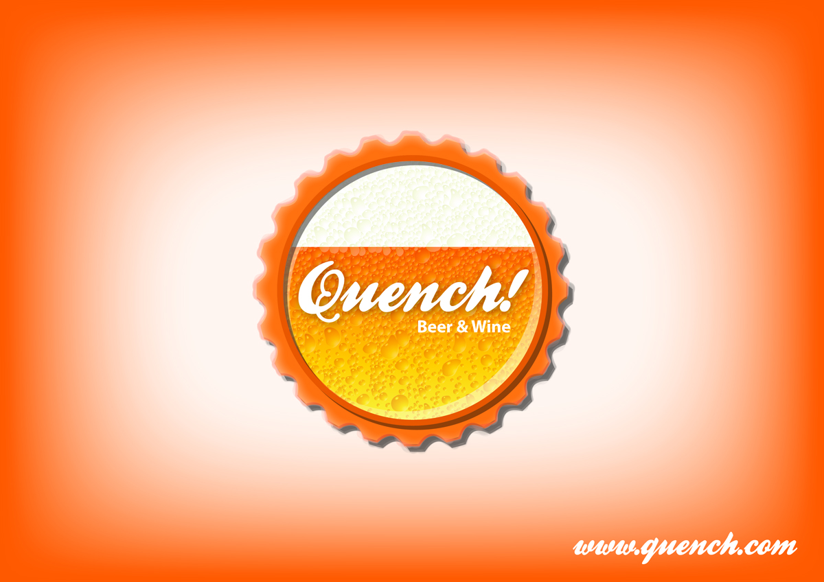 Design de Logo par CREATIVE_seán pour Quench! Beer & Wine | Design #976614