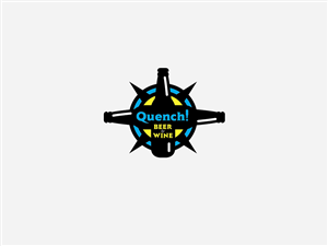 Logo Design by Bareya for Quench! Beer & Wine | Design: #998551