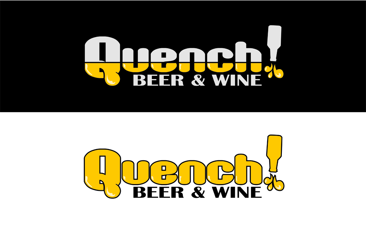 Logo Design by Steve Steeles for Quench! Beer & Wine | Design #1019532