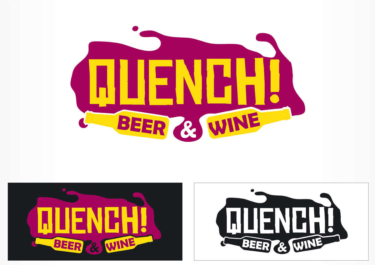 Diseño de Logo por Steve Steeles para Quench! Beer & Wine | Diseño #1025198