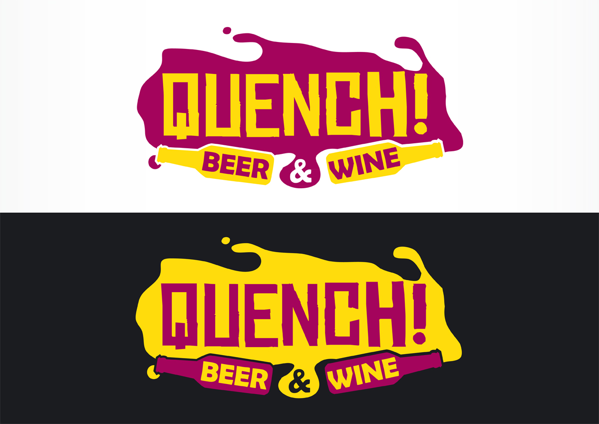 Logo Design by Steve Steeles for Quench! Beer & Wine | Design #1028139