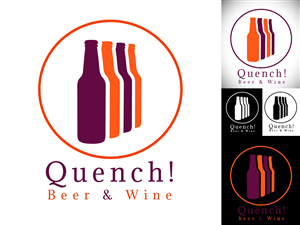 Logo Design by David for Quench! Beer & Wine | Design: #1019307