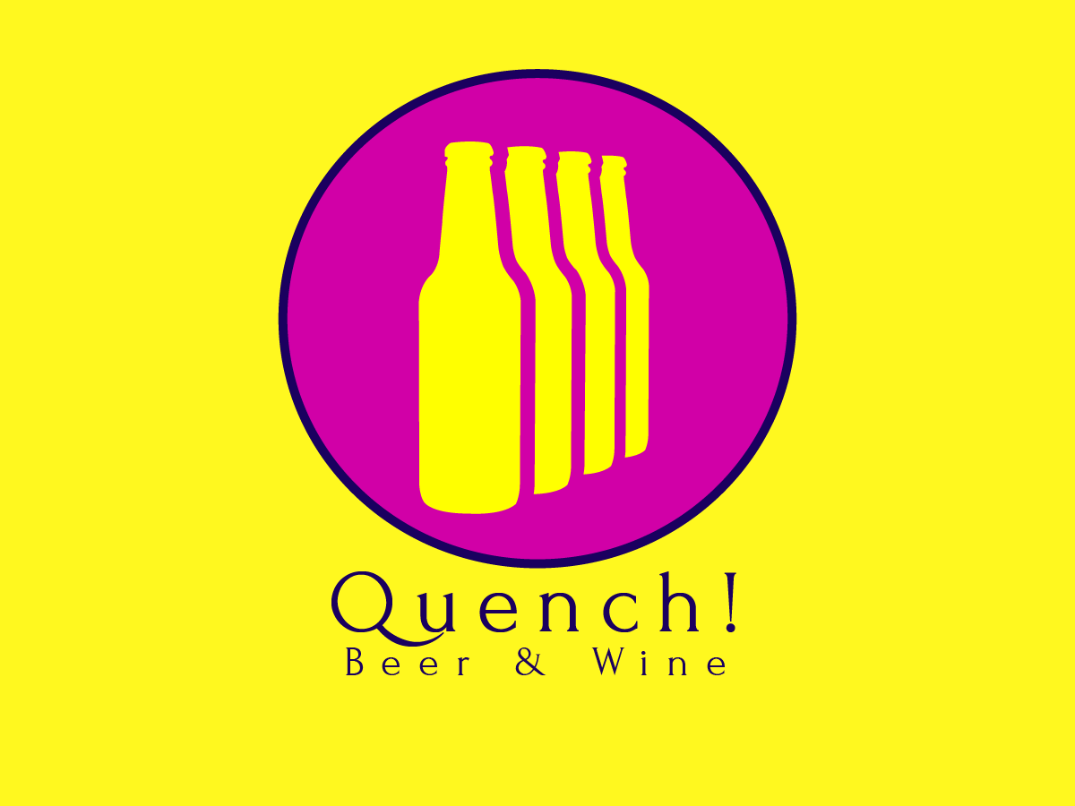 Logo Design by David for Quench! Beer & Wine | Design #995243