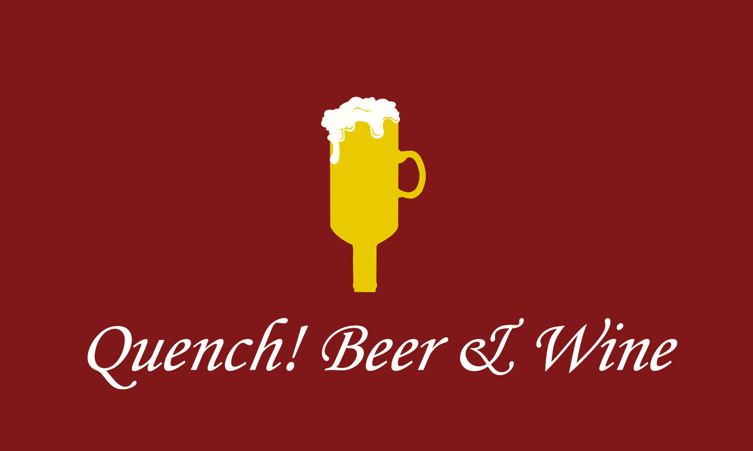 Logo Design by Laleh for Quench! Beer & Wine | Design #975387