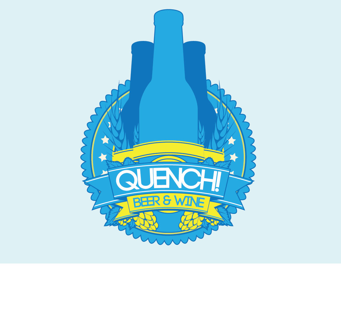 Logo Design by ecom:group for Quench! Beer & Wine | Design #988160