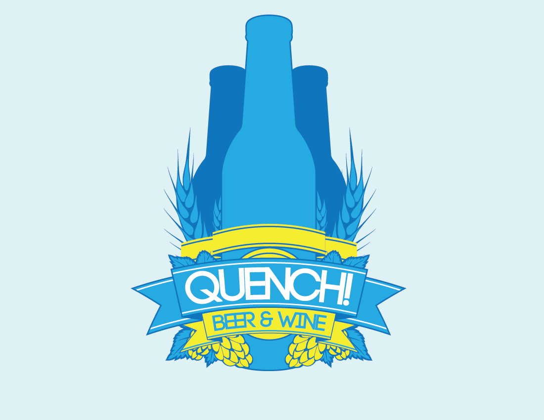 Logo Design by ecom:group for Quench! Beer & Wine | Design #988161