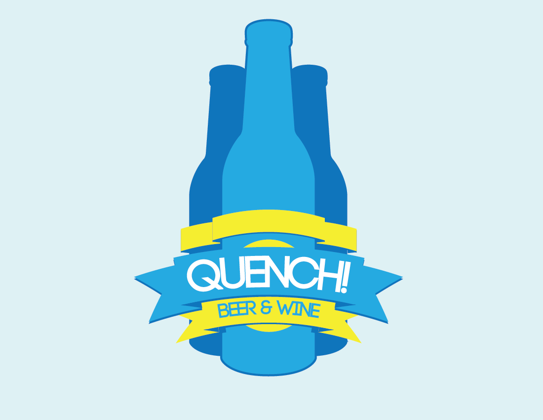 Logo Design by ecom:group for Quench! Beer & Wine | Design #988166