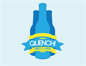Logo Design by ecom:group for Quench! Beer & Wine | Design: #988166