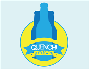 Diseño de Logo por ecom:group para Quench! Beer & Wine | Diseño: #988167