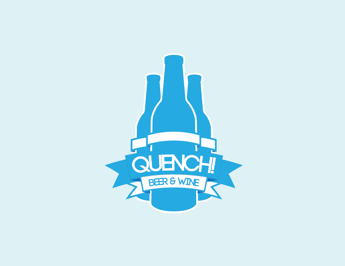 Diseño de Logo por ecom:group para Quench! Beer & Wine | Diseño #988169