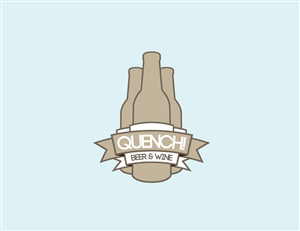 Logo Design by ecom:group for Quench! Beer & Wine | Design: #988171