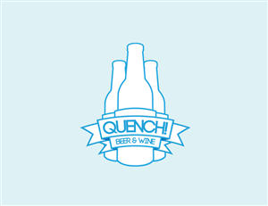 Logo Design by ecom:group for Quench! Beer & Wine | Design: #988172