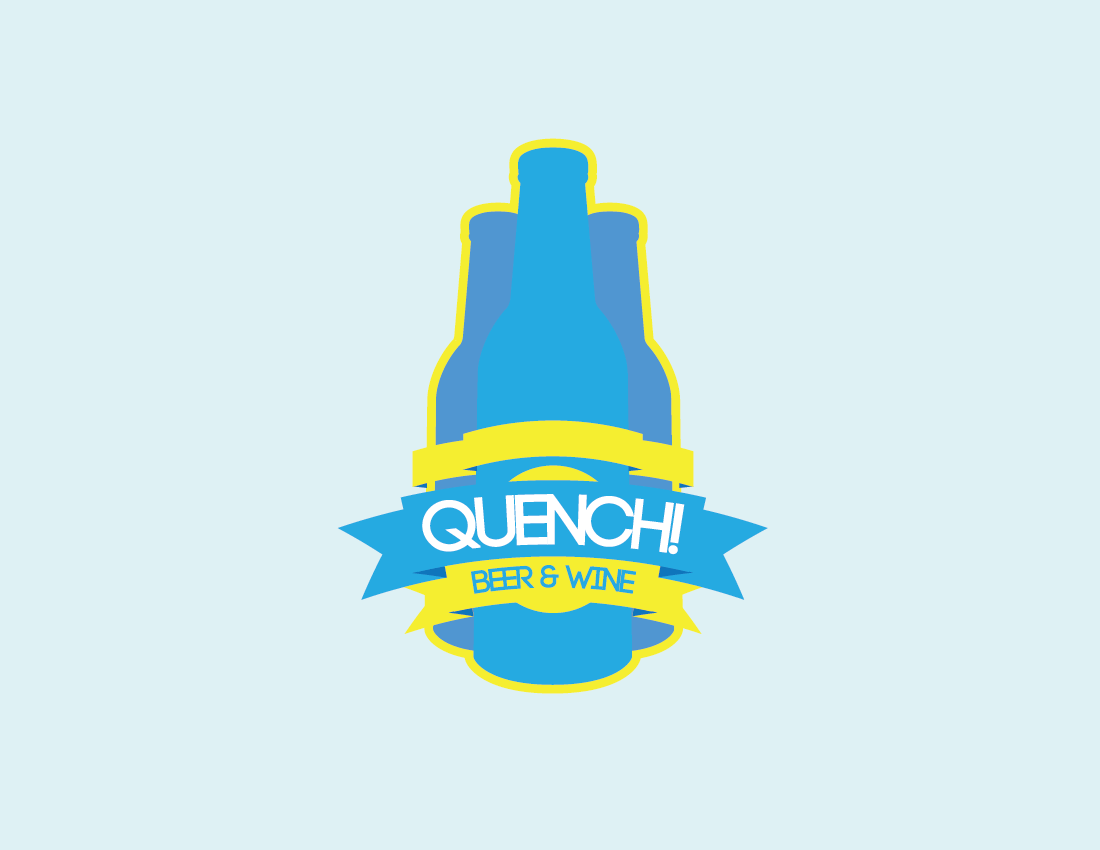 Diseño de Logo por ecom:group para Quench! Beer & Wine | Diseño #988175