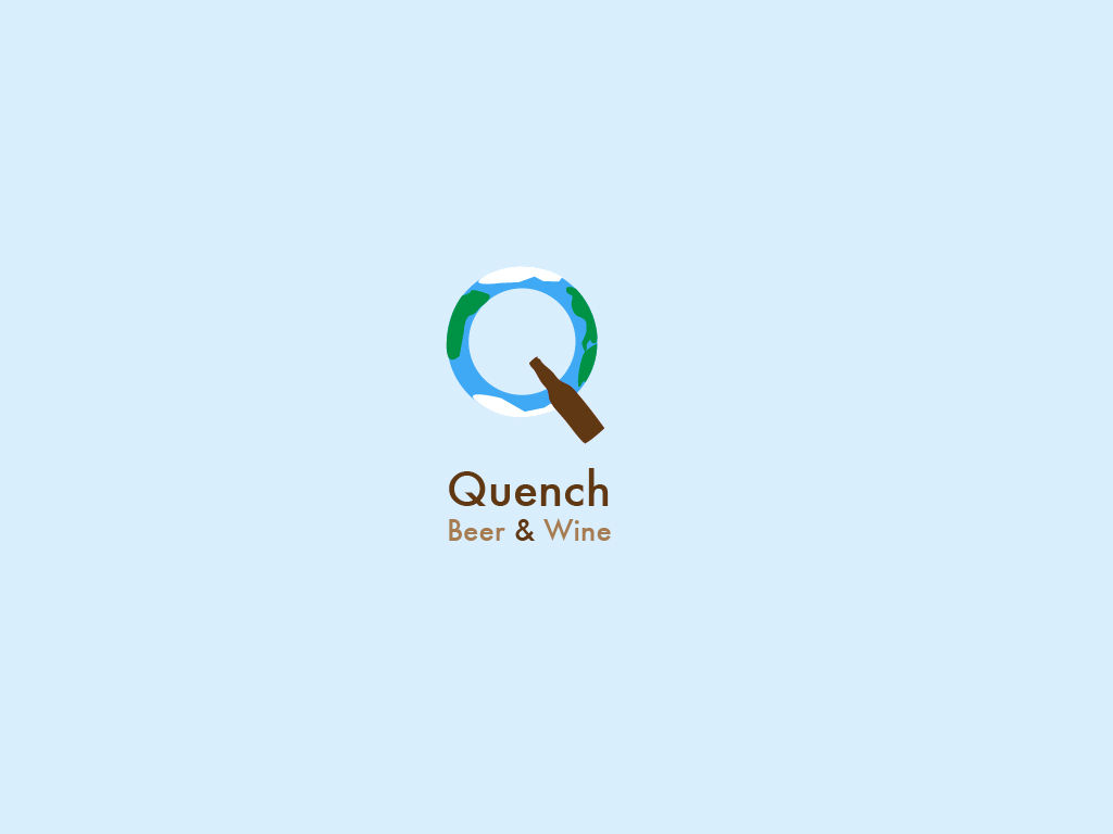 Logo Design by Joshua Clarke for Quench! Beer & Wine | Design #993717