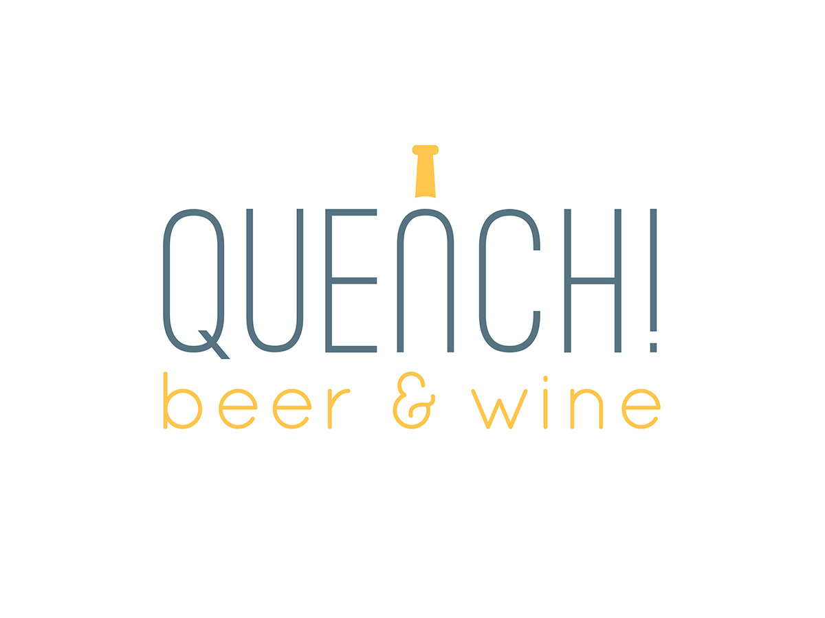 Diseño de Logo por Idea Pencil para Quench! Beer & Wine | Diseño #991685
