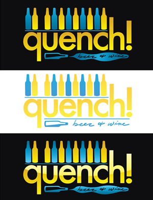 Logo Design by s.winter for Quench! Beer & Wine | Design #987583