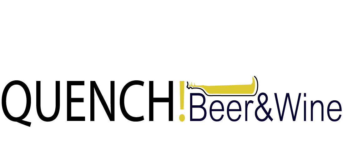 Logo Design by Roxana Medan for Quench! Beer & Wine | Design #986735