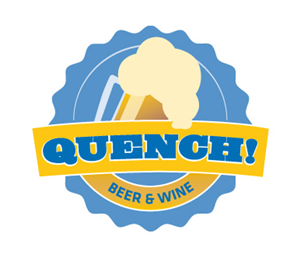 Diseño de Logo por smortimer-design para Quench! Beer & Wine | Diseño: #985054