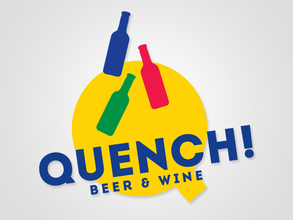 Logo Design by Designermilk for Quench! Beer & Wine | Design #1027931
