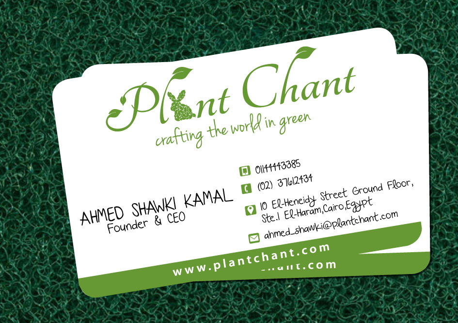 Business Card Design by Elkana Letting for Plant Chant | Design #3727178