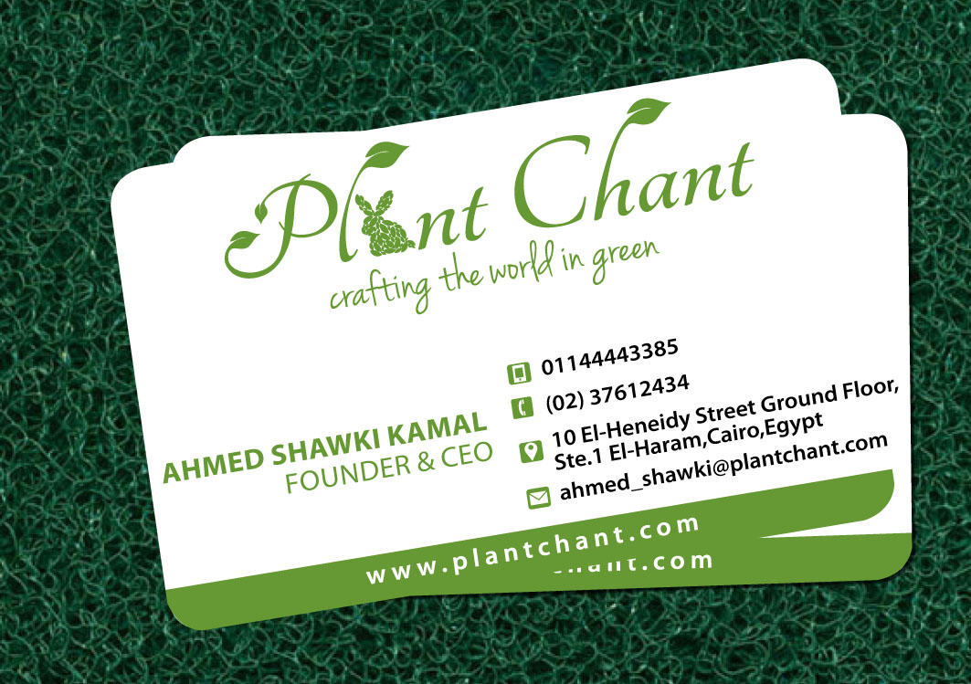 Diseño de Tarjeta de Presentación por Elkana Letting para Plant Chant | Diseño #3727184