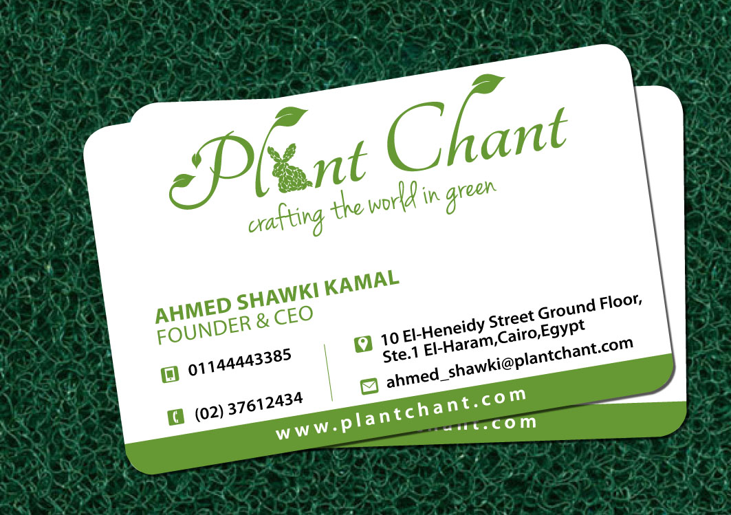 Business Card Design by Elkana Letting for Plant Chant | Design #3727193