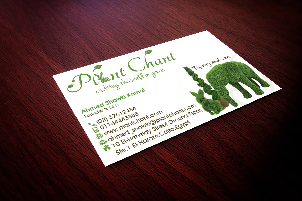 Business Card Design by Hardcore Design for Plant Chant | Design #3745842
