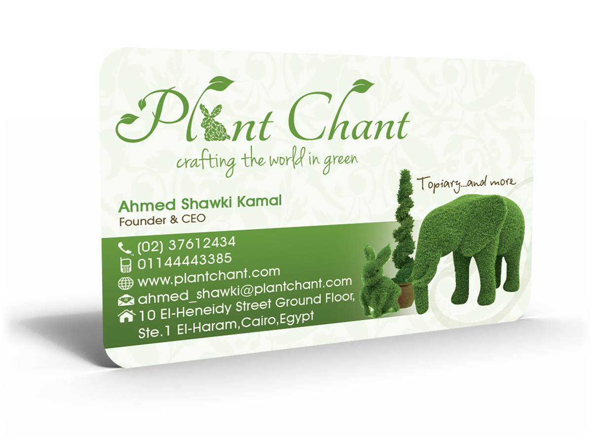 Diseño de Tarjeta de Presentación por Hardcore Design para Plant Chant | Diseño #3745850