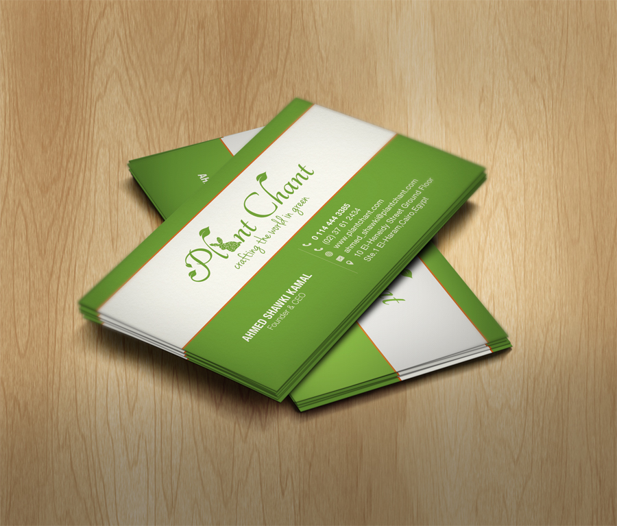 Diseño de Tarjeta de Presentación por FLEXIN para Plant Chant | Diseño #3734595