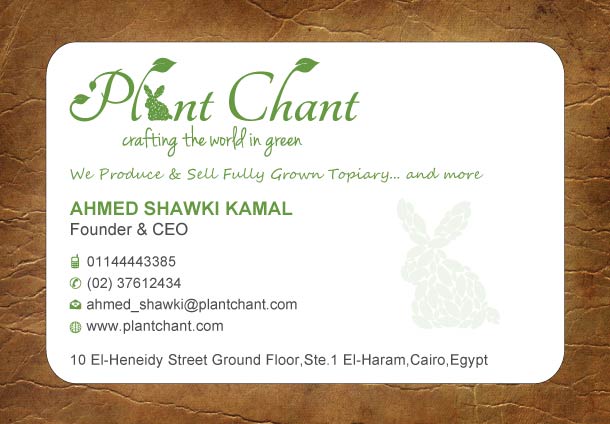 Business Card Design by Sandy1155 for Plant Chant | Design #3723470