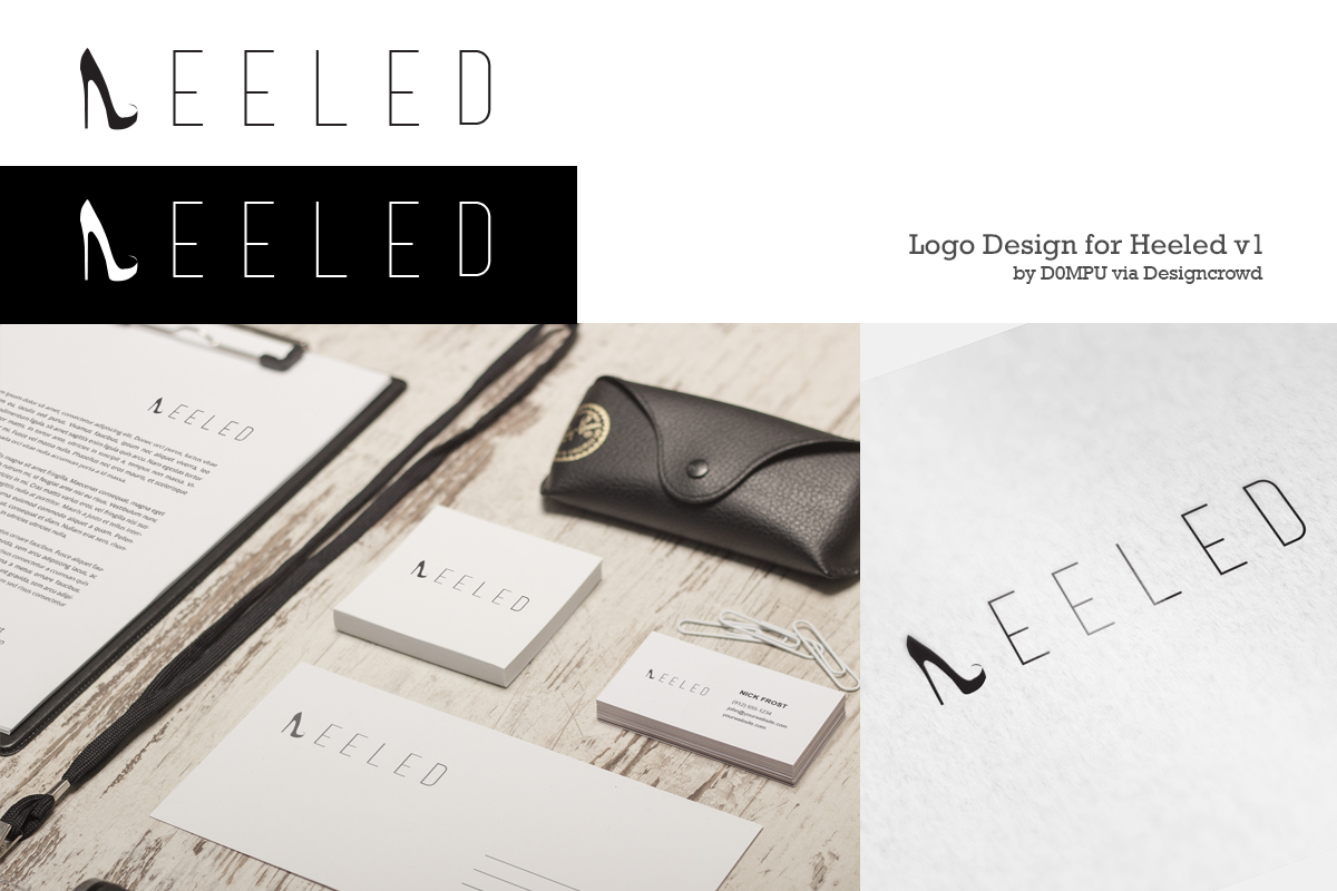 Logo Design by D0MPU for Heeled | Design #3717958