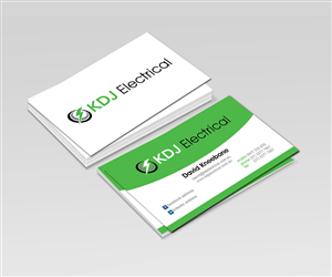 Diseño de Tarjeta de Presentación por HeroG®APHIX para KDJ Electrical | Diseño: #3730399