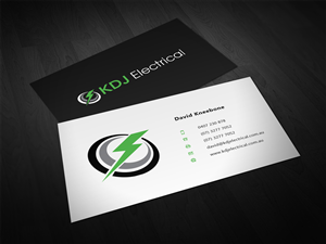 Diseño de Tarjeta de Presentación por Eggo May P para KDJ Electrical | Diseño: #3715149
