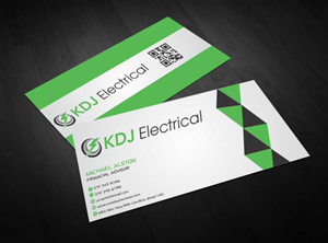 Diseño de Tarjeta de Presentación por AwsomeD para KDJ Electrical | Diseño: #3711532