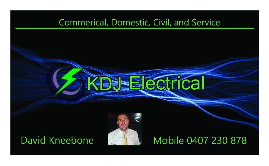Business Card Design by HK Grafix for KDJ Electrical | Design #3715665