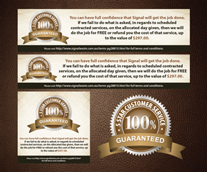 Waste and recycling company is looking for a design for our company guarantee